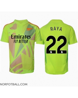 Billige Fotballdrakt Arsenal David Raya #22 Keeper Replika Hjemmedrakt 2024-25 Kortermet